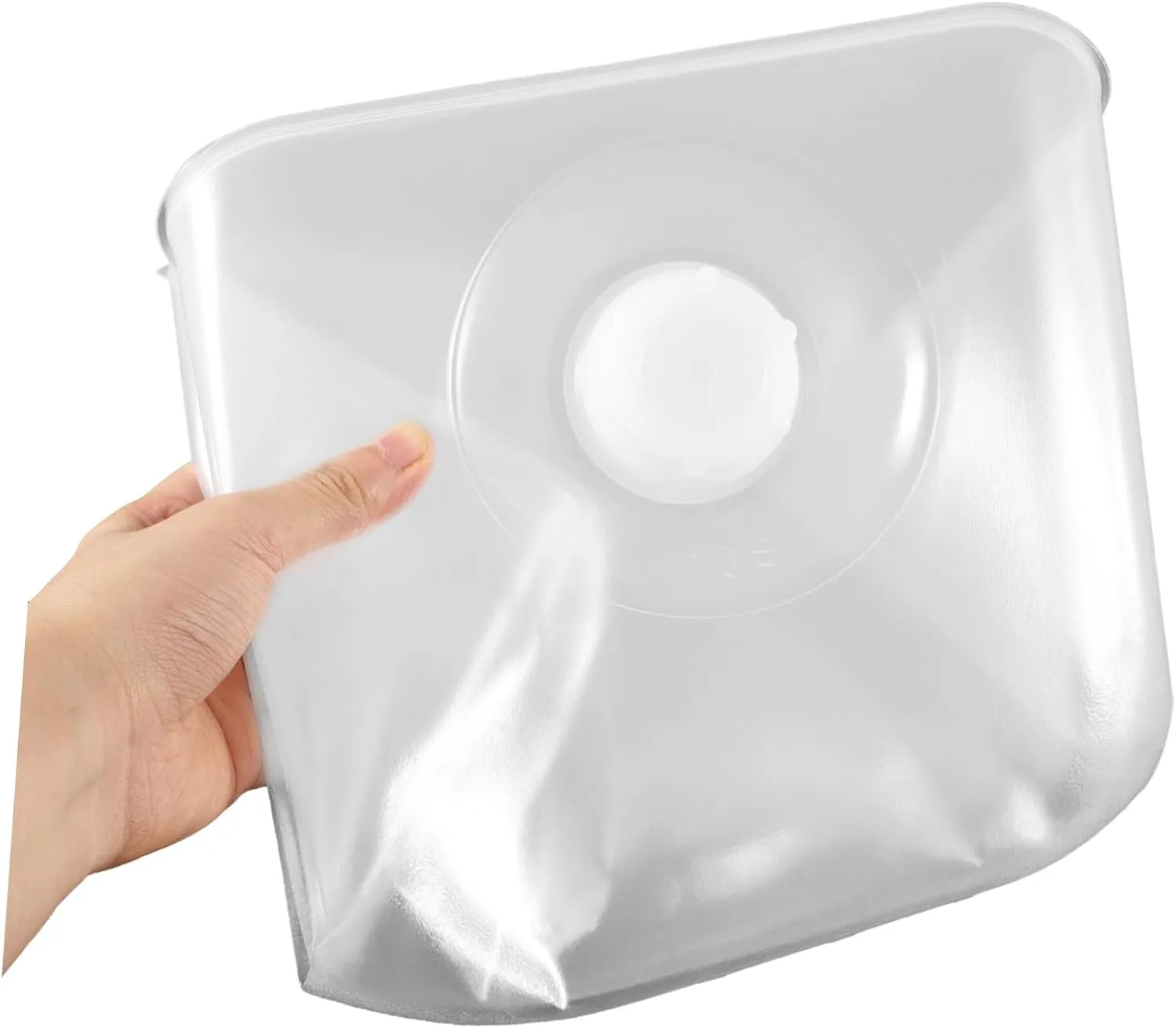 BESPORTBLE Foldable Water Storage Tank Portable Outdoor Camping Water Container 10l Collapsible Bucket Lid