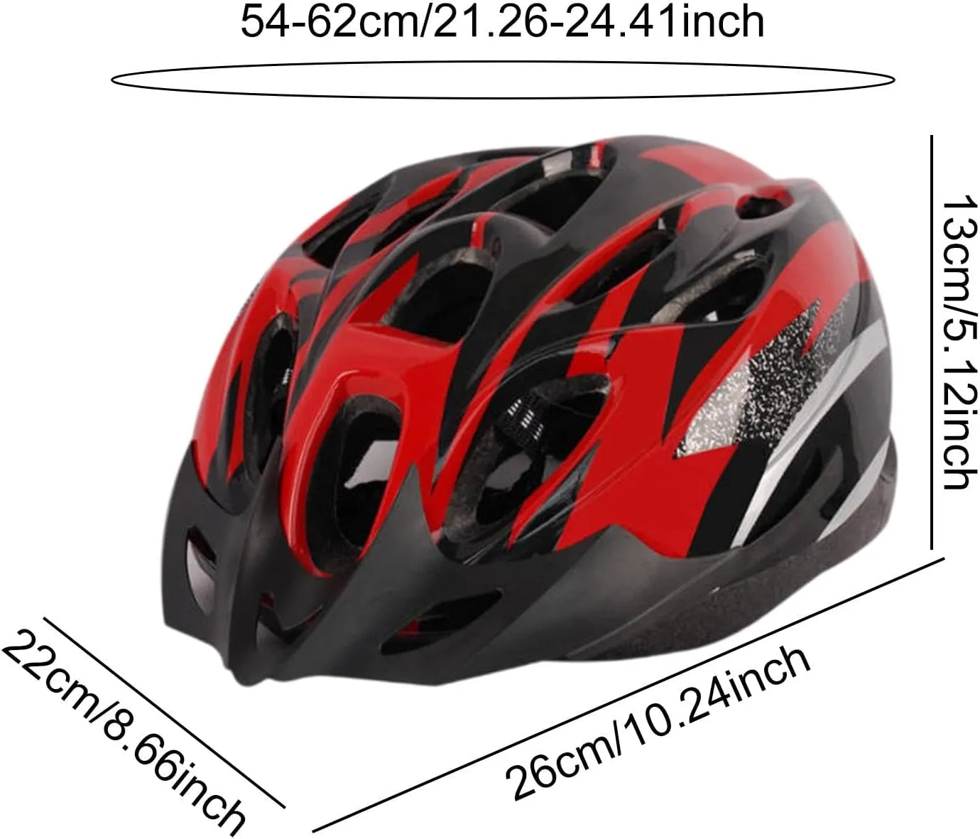 Bicycle Helmet Mountain Road Bicycle Helmet Bicycle Helmet Shock Absorbing for Women, Men, Inline Skating, Cycling, Skateboarding