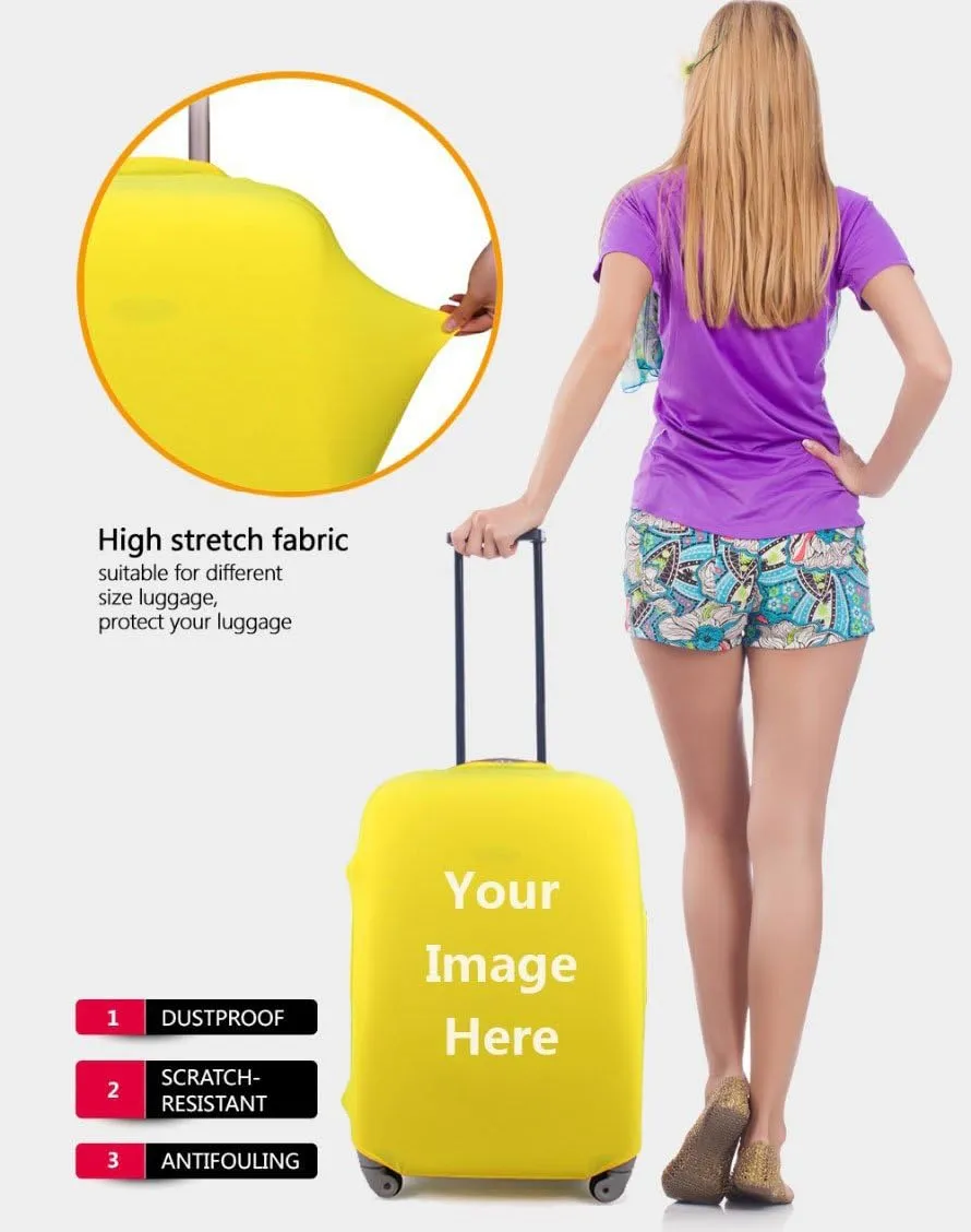 Bigcardesigns Blue Butterfly Luggage Covers Apply to 26-30 Inch Travel Suitcase L