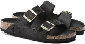 Birkenstock WOMENS ARIZONA (1019852) VELVET BLACK TEXTILE 36 N