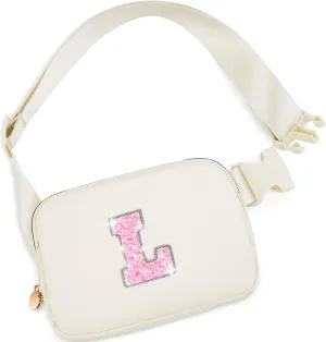Birthday Gifts for 4 5 6 7 8 9 10 11 12 13 14 Year Old Girls - Fanny Pack Crossbody Bag Purse for Girls Kids Teens Daughter Sister,Personalized Belt Bag Cute Trendy Stuff | L,Cream Bag