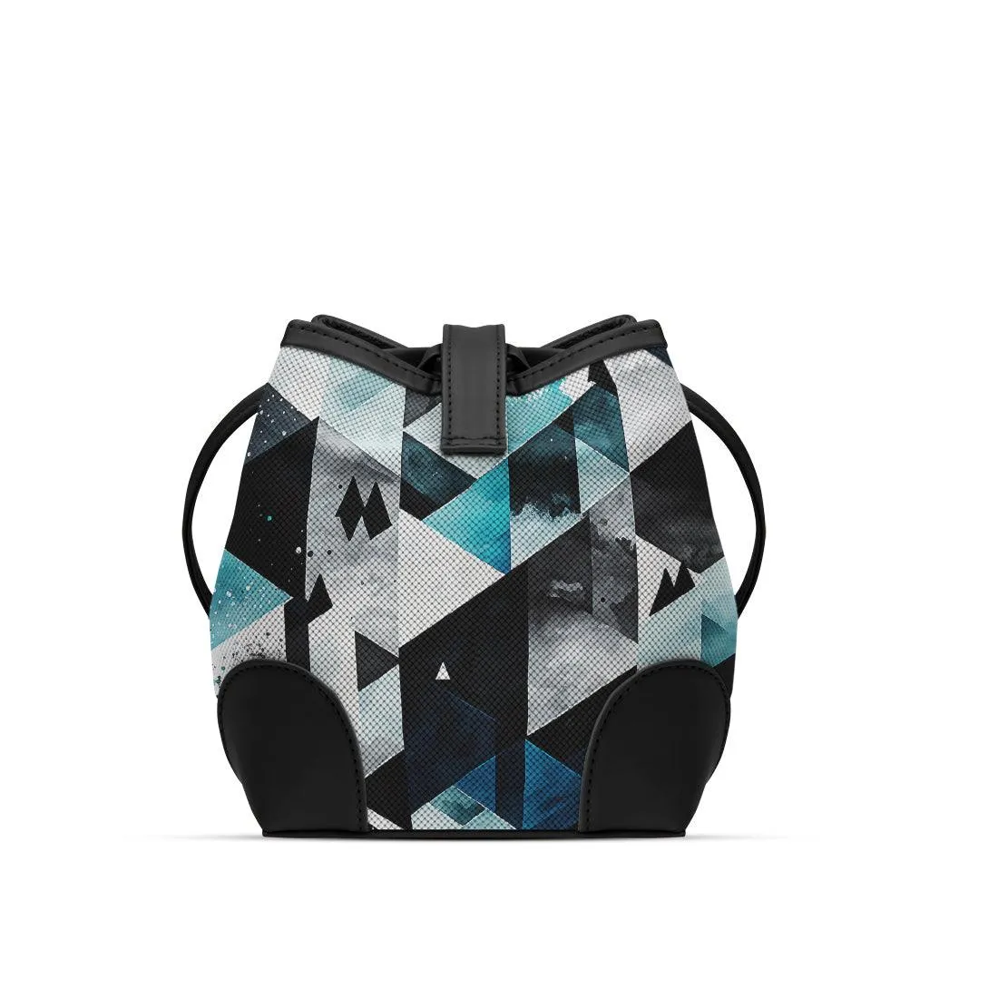 Black Bucket Bags Ice Triangles
