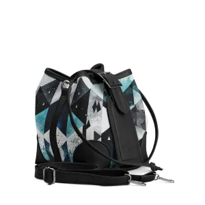 Black Bucket Bags Ice Triangles