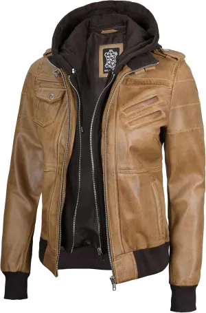 Blingsoul Leather Jacket Women - Real Lambskin Womens Leather Jackets With hood