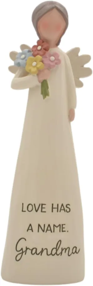 Blossom Bucket Grandma Bright Blessings Angel Mother's Day Figurine, 5.25-inch Height, Resin
