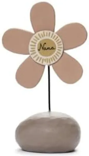 Blossom Bucket Nana Flower Bright Blessings Figurine, 5.25-inch Height, Resin