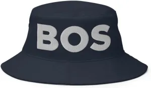 BOS Hat (Embroidered Bucket Cap) Flying to BOS Boston Airport Merch