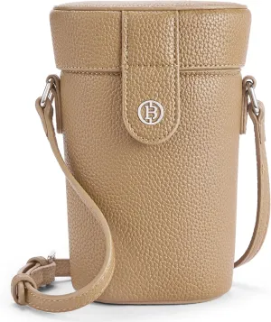 BOSTANTEN Mini Bucket Crossbody Bags for Women Vegan Leather Small Shoulder Bag with Adjustable Strap