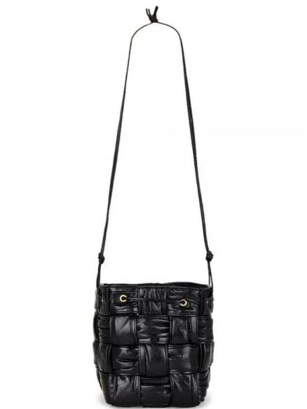 Bottega Veneta Cassette Mini Bucket Bag Black