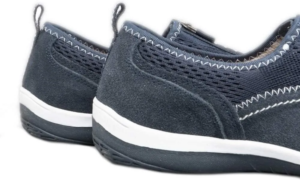 Boulevard Womens/Ladies Zip Elastic Gusset Leisure Shoes