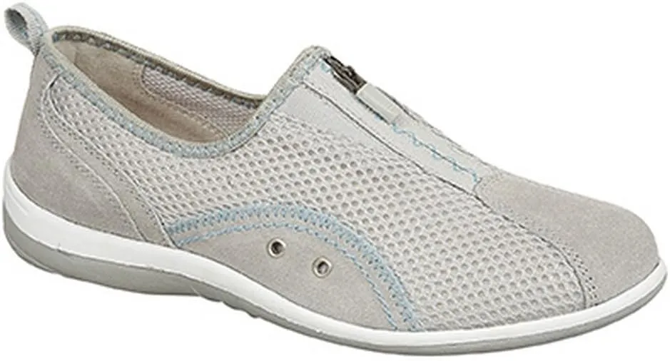 Boulevard Womens/Ladies Zip Elastic Gusset Leisure Shoes