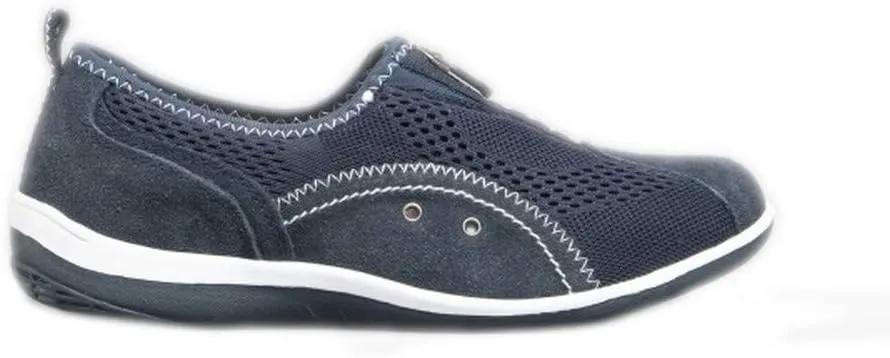 Boulevard Womens/Ladies Zip Elastic Gusset Leisure Shoes