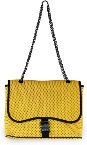 Brand Flap Crossbody Bag- Neoprene, Adjustable Straps, Water Resistant, Machine Washable, Shoulder Purse for Women