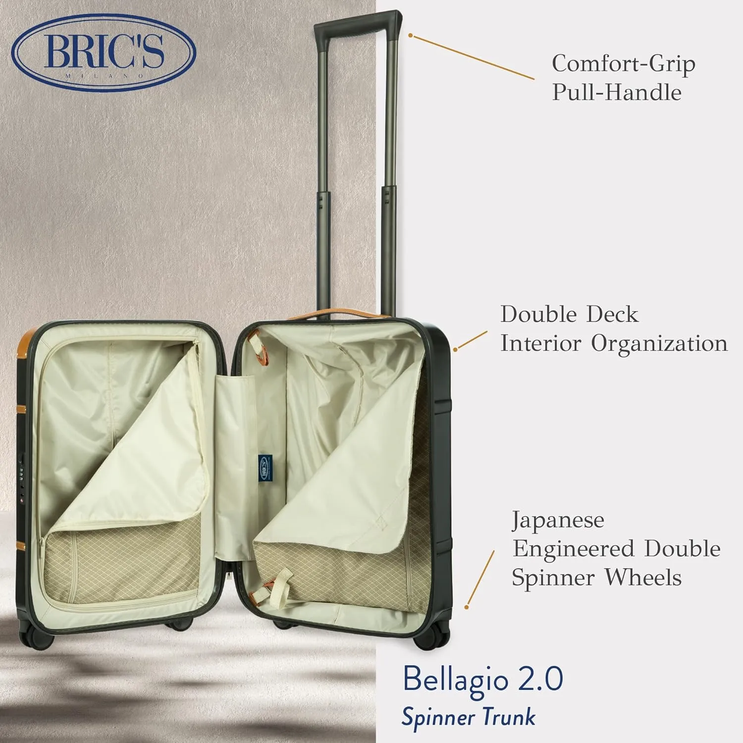 Bric's Bellagio Carry On Spinner Trunk