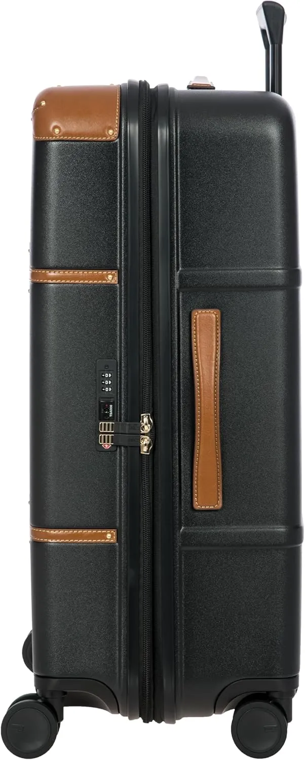 Bric's Bellagio Expandable Spinner Trunk - 27" Carry On Suitcase - TSA Approved Luggage - Black