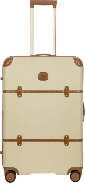 Bric's Bellagio Expandable Spinner Trunk - 27" Carry On Suitcase - TSA Approved Luggage - Cream