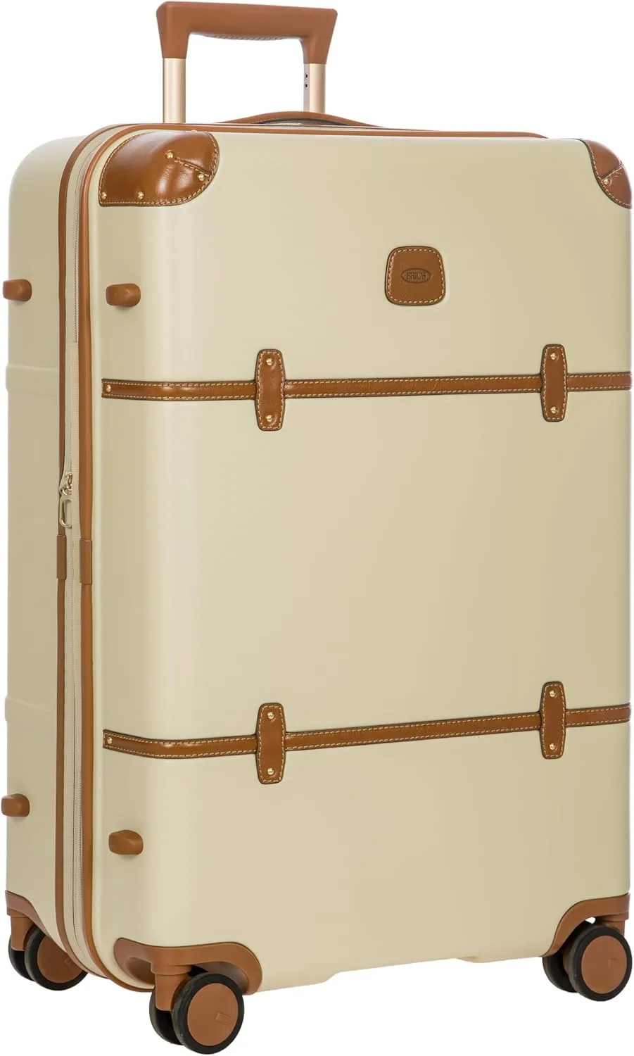 Bric's Bellagio Expandable Spinner Trunk - 27" Carry On Suitcase - TSA Approved Luggage - Cream
