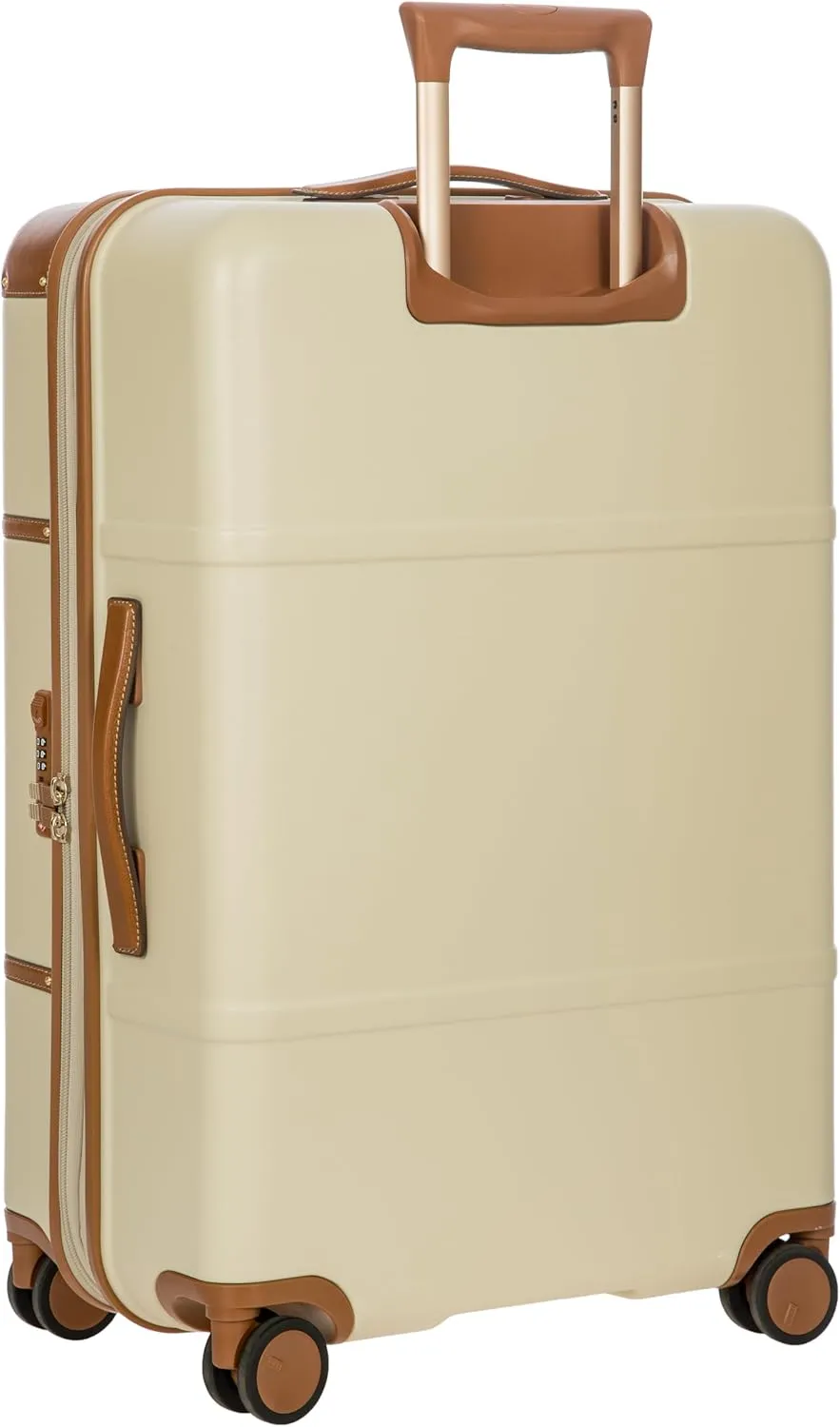 Bric's Bellagio Expandable Spinner Trunk - 27" Carry On Suitcase - TSA Approved Luggage - Cream