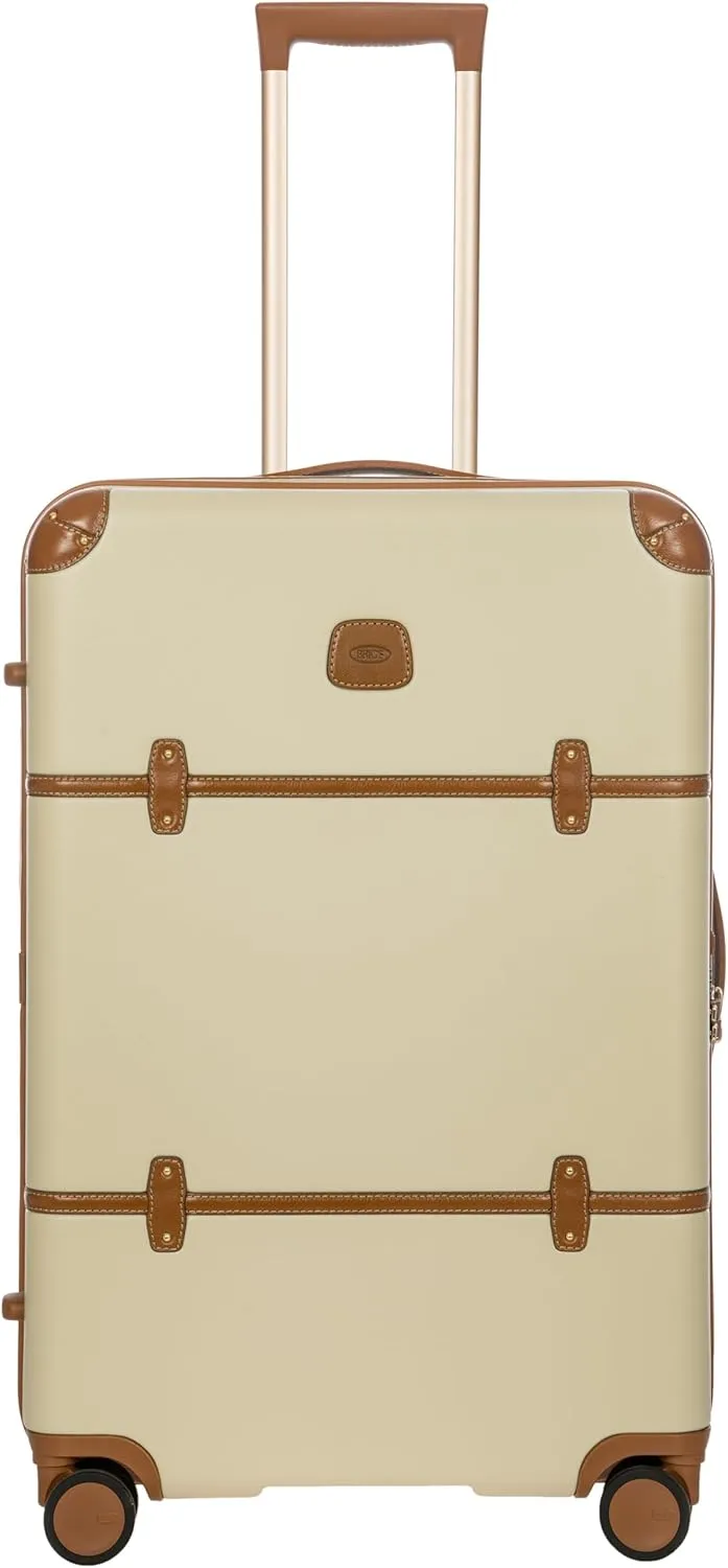 Bric's Bellagio Expandable Spinner Trunk - 27" Carry On Suitcase - TSA Approved Luggage - Cream