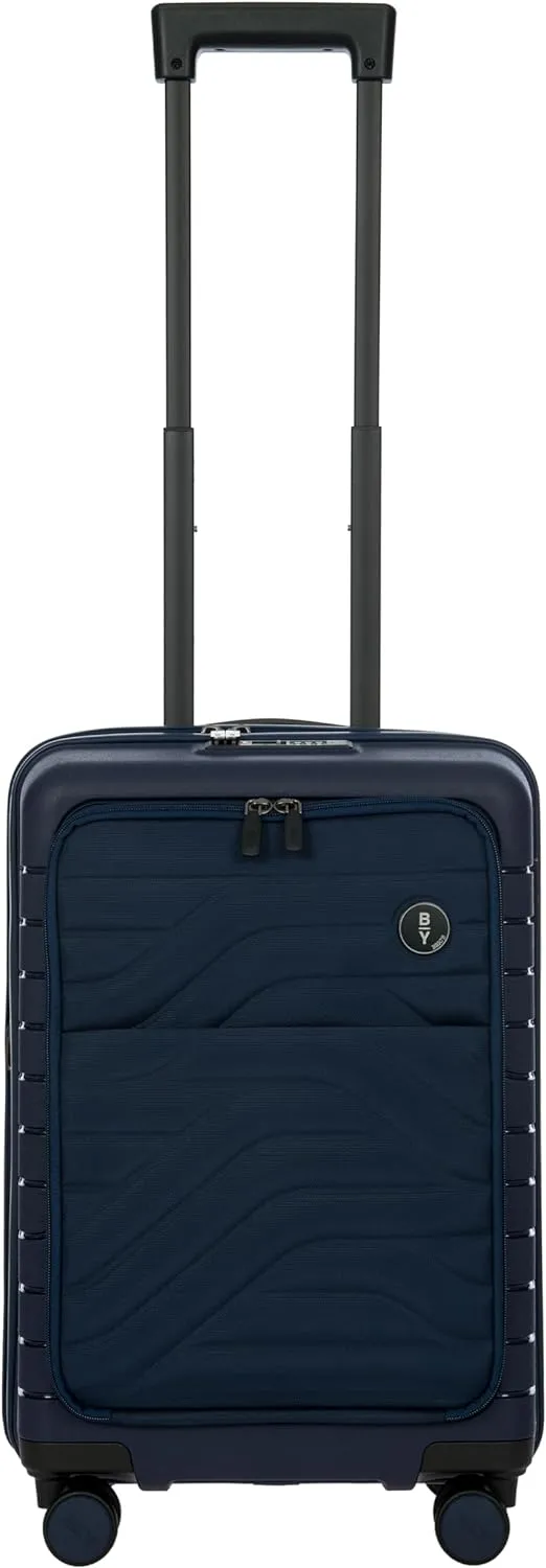 Bric's B|Y Ulisse Spinner Suitcase - 21 Inch Carry-On Luggage - Hard Exterior and TSA-Approved Lock - Oceano