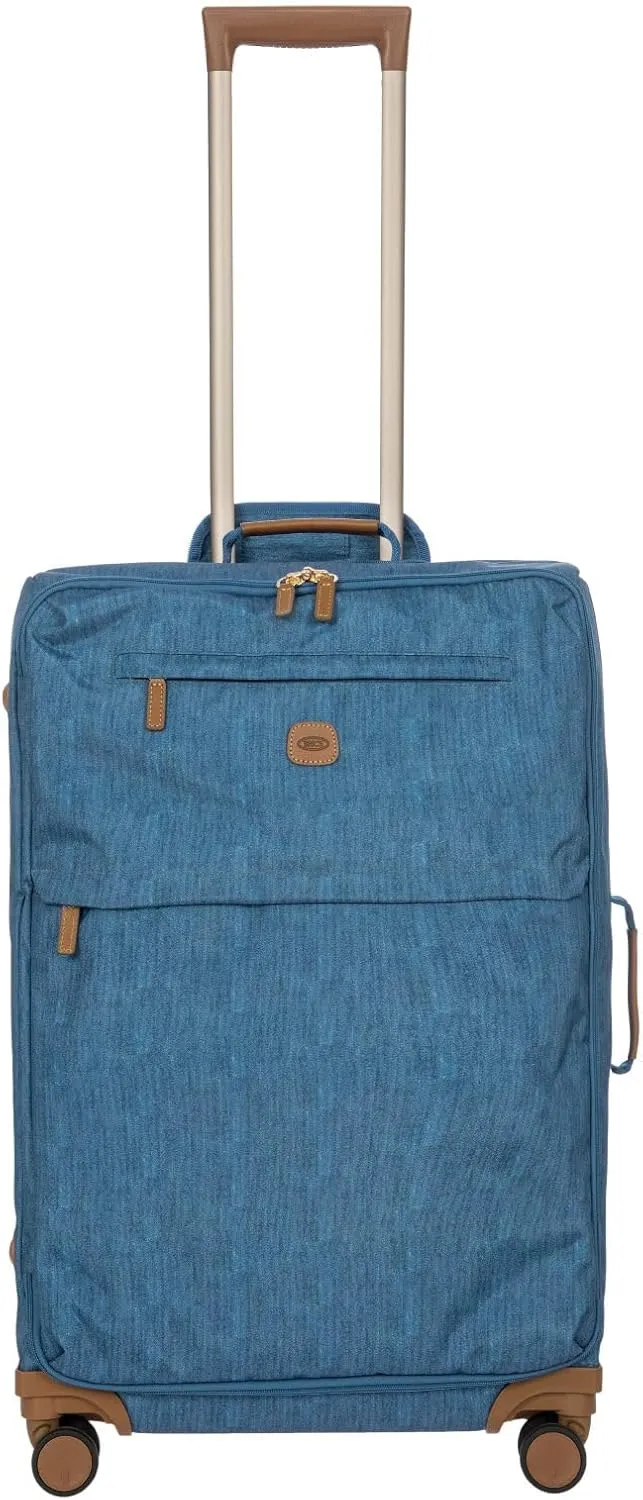 Bric's X-Bag Large Spinner with Frame - 27 Inch - Suitcases with Wheels - Checked Luggage - Jeans