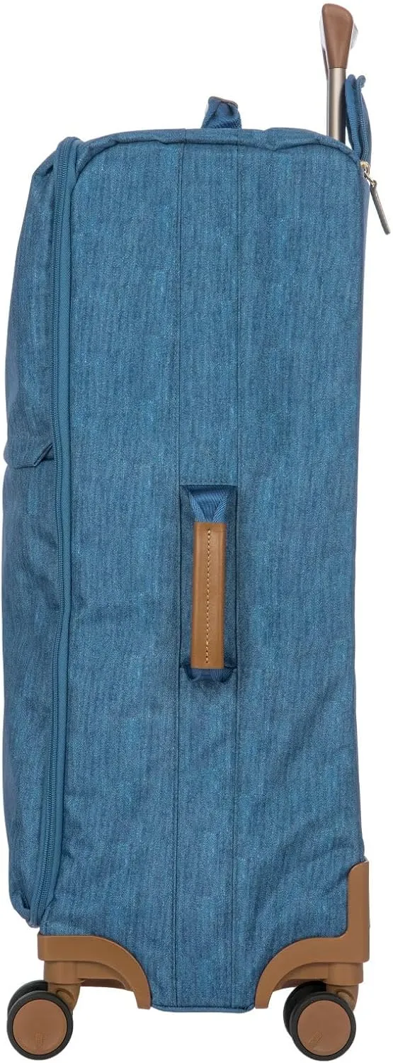 Bric's X-Bag Large Spinner with Frame - 27 Inch - Suitcases with Wheels - Checked Luggage - Jeans