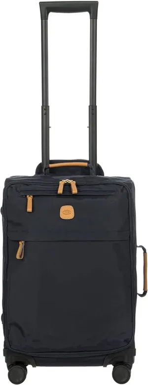 Bric's X Travel - Carry-On Luggage Bag with Spinner Wheels - 21 Inch - Luxury Luggage Bag - Navy