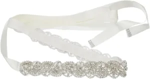 Bridal Waistband Crystal Embellished Silk Sash Belt for Weddings Bridesmaid Dresses Formal Events Durable Accessory for Bride and Bridal Party
