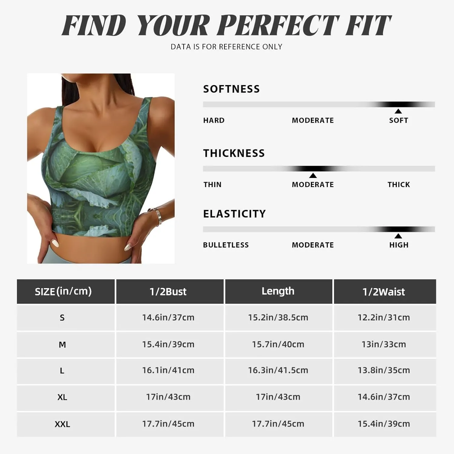 Bright Cabbage Print Womens Utility Vests Sports Vest Yoga Workout for Women Lightweight Summer