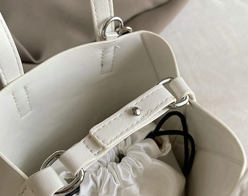 Bucket Bag for Women, French Petal Flower Handbag Creative Crossbody Bag Purse Large shoulder Handbag for Work Travel
