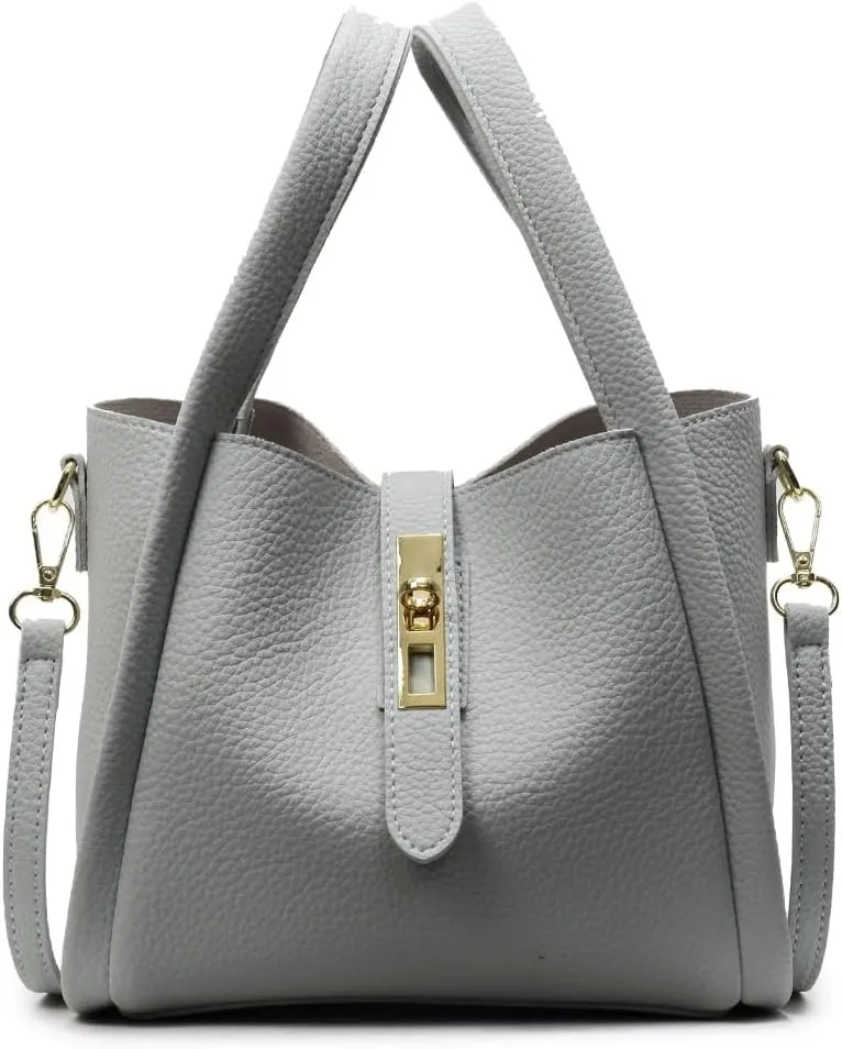 Bucket Bag for Women Leather Bucket Bags Trendy Bucket Purse Vintage Shoulder Bag Women's Tote Bags Handbags with Small Purse