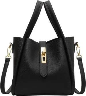 Bucket Bag for Women Leather Bucket Bags Trendy Bucket Purse Vintage Shoulder Bag Women's Tote Bags Handbags with Small Purse