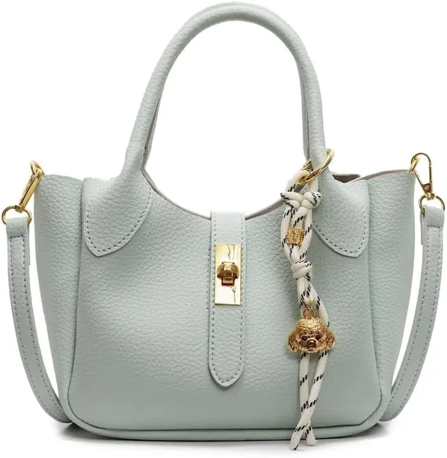Bucket Bags for Women Crossbody Top Handle Bag Elegant Hobo Handbag Tote Purse Faux Leather Shoulder Bag with Zipper