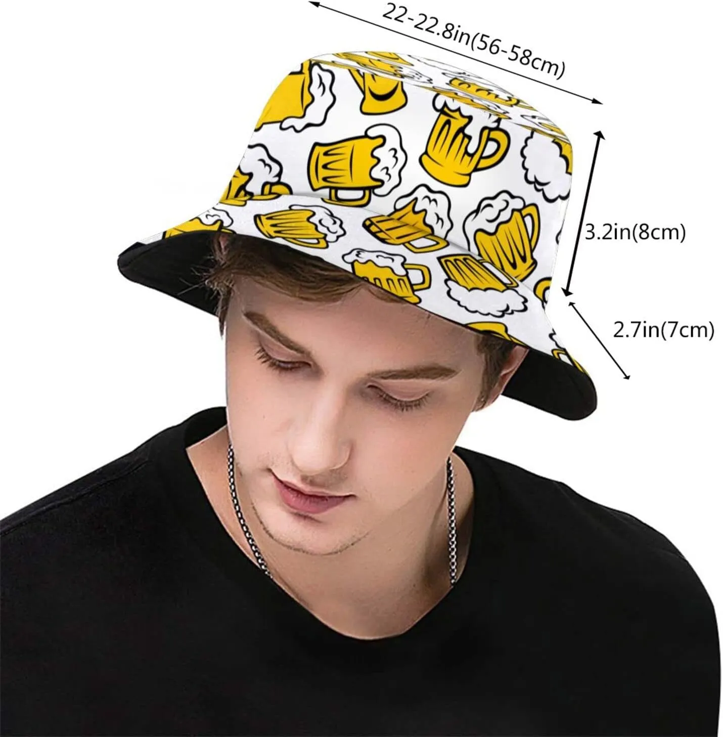 Bucket Hat Fishing Hats Summer Travel Beach Sun Uv Protection Packable Fisherman Cap for Men Women Teens