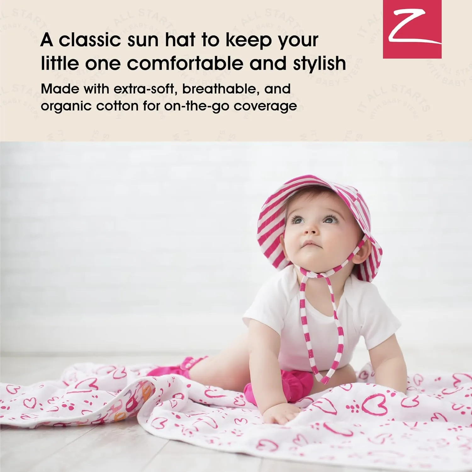 Bucket Sun Hat - Heather Gray