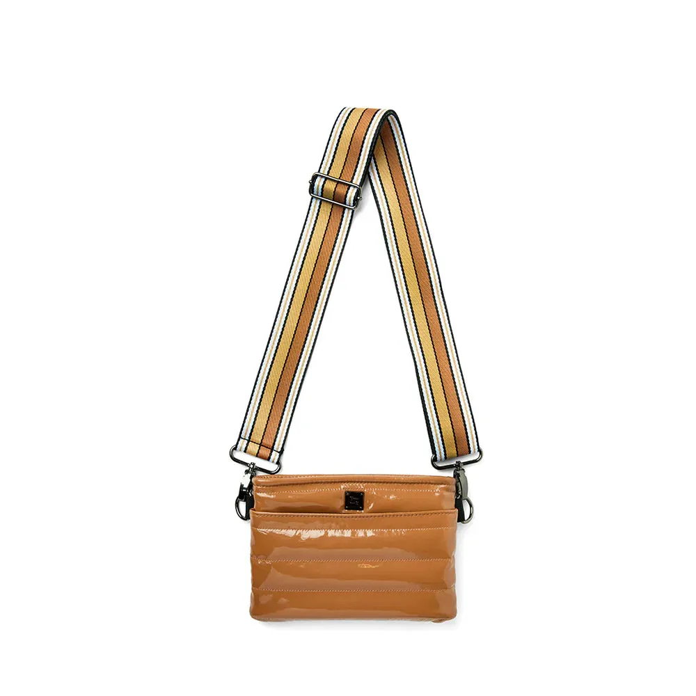 BUM BAG/CROSSBODY - Dark Nude Patent