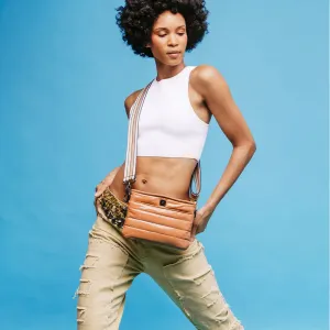 BUM BAG/CROSSBODY - Dark Nude Patent