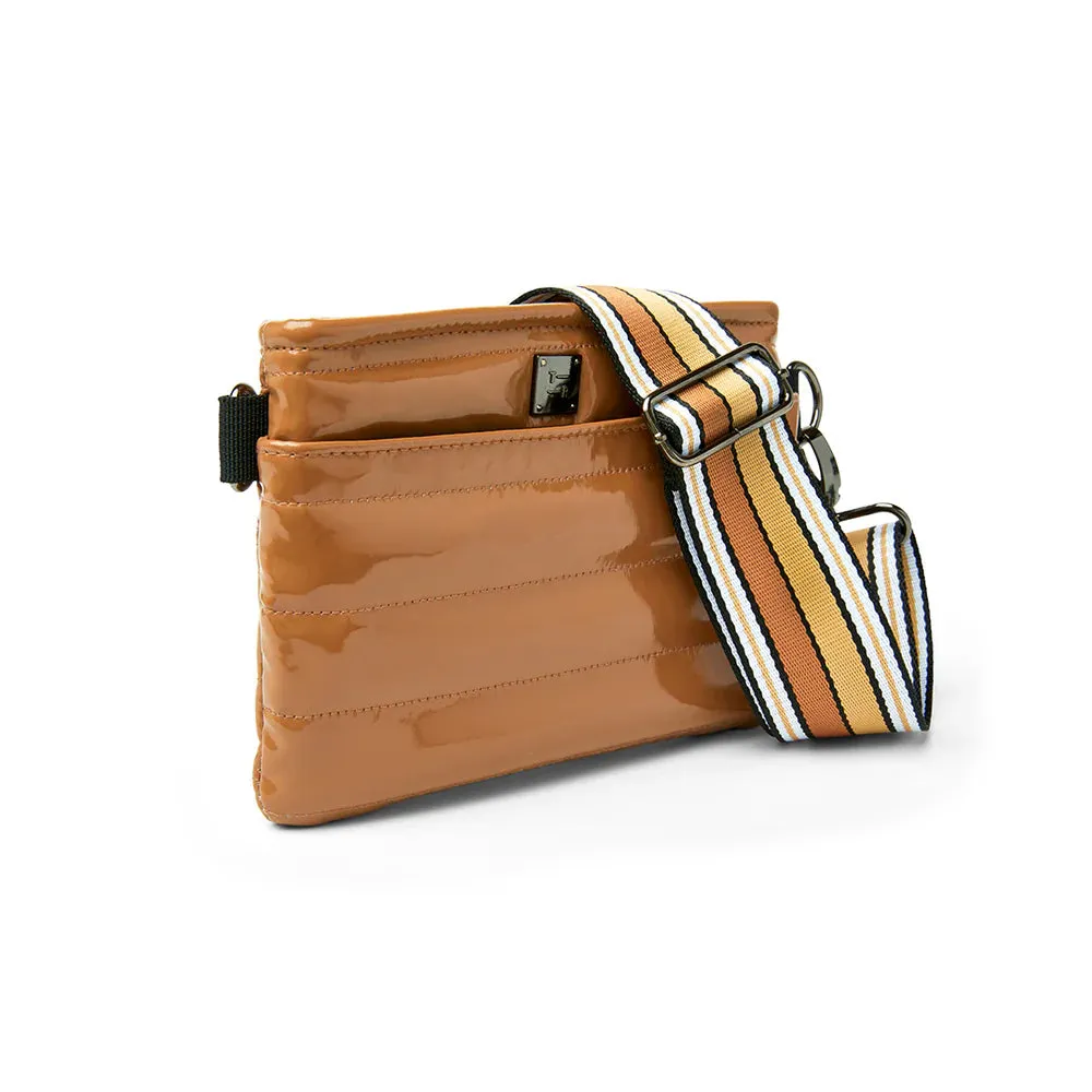 BUM BAG/CROSSBODY - Dark Nude Patent
