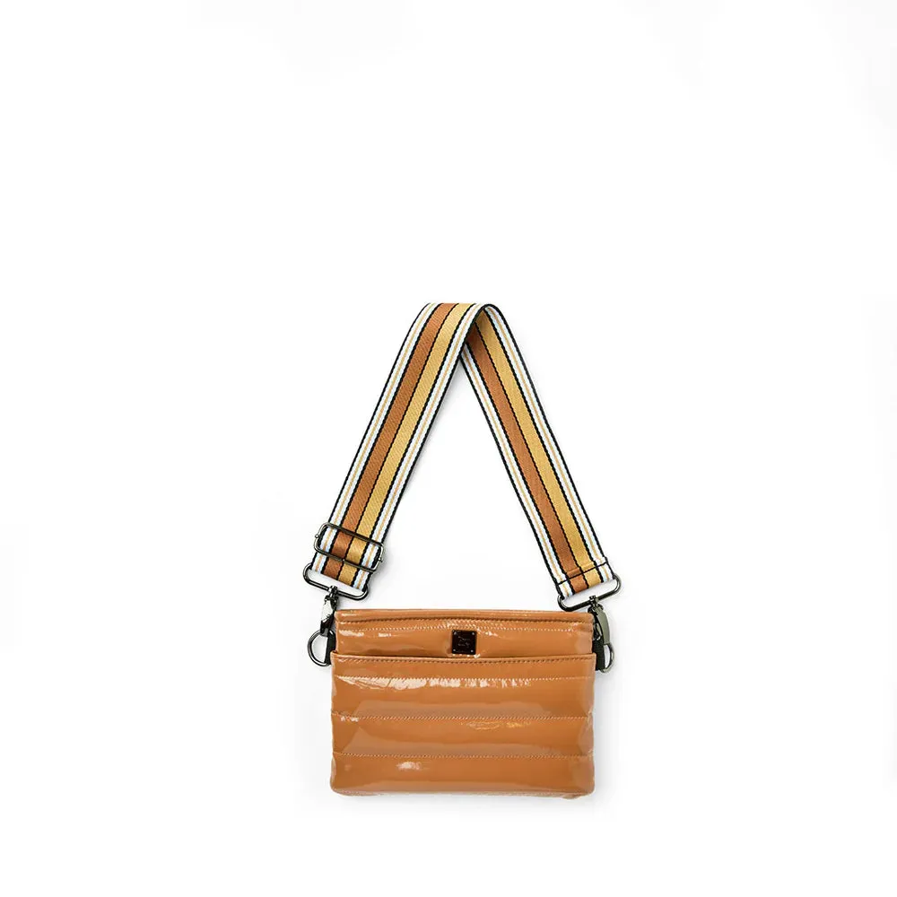 BUM BAG/CROSSBODY - Dark Nude Patent