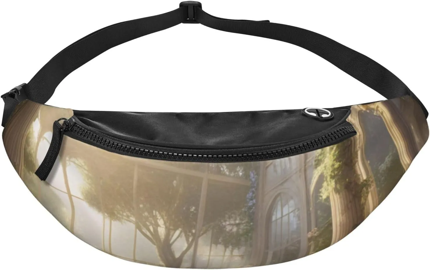 Casual Ethereal Eden Printed Fanny Pack,Crossbody Fanny packs for women Men Waist Bag for Running Travel