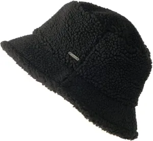 CHARM Furry Winter Bucket Hat - Organic Cotton Mens Chemo Cap Faux Sherpa Teddy