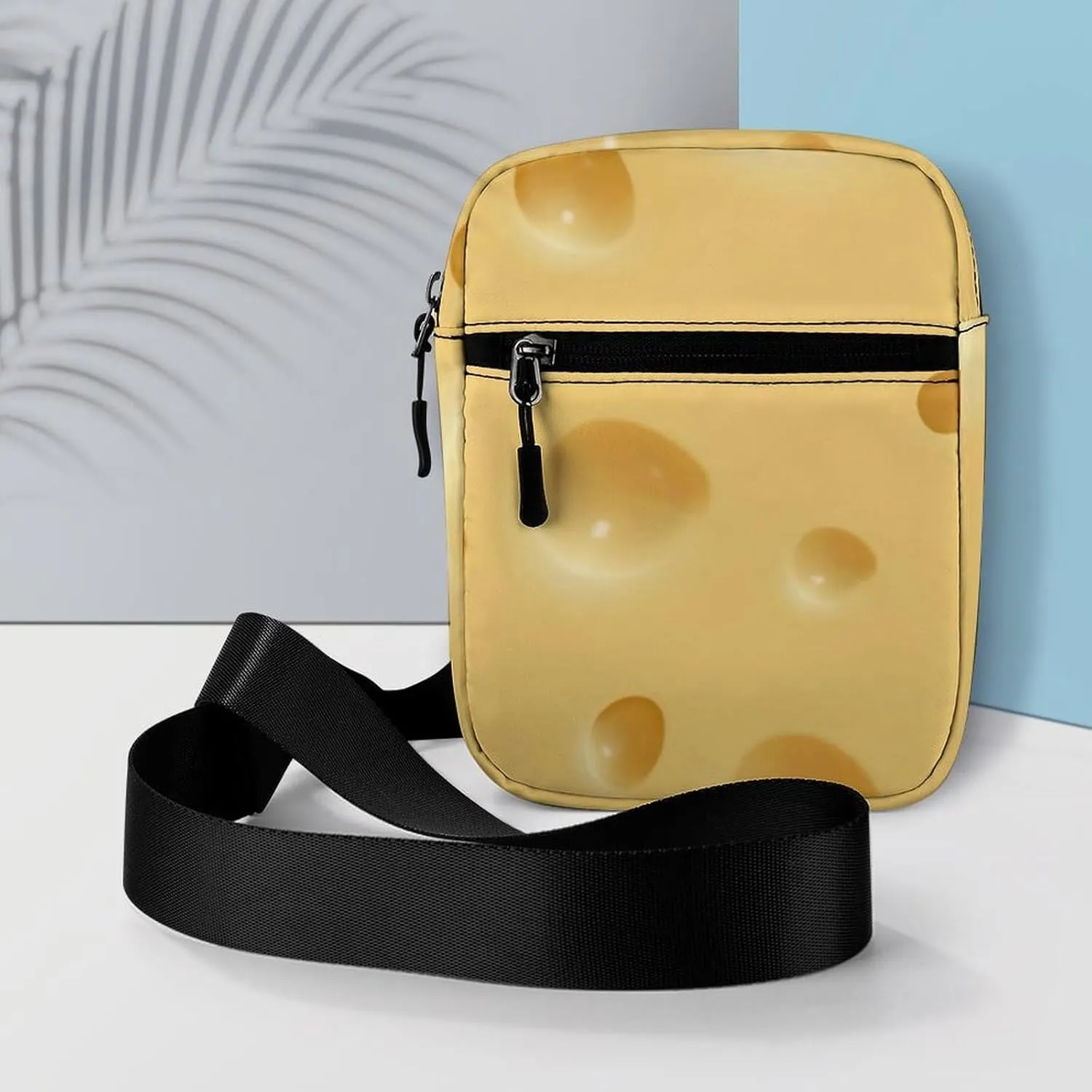 Cheese Crossbody Bag Small Shoulder Bag Waterproof, Lightweight And Convenient