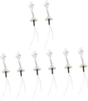 CIMAXIC 4sets Miniature Sand Table Decor Dollhouse Lighting Set Mini Chandelier Small Lights for DIY Miniature Scenes 2pcs*4
