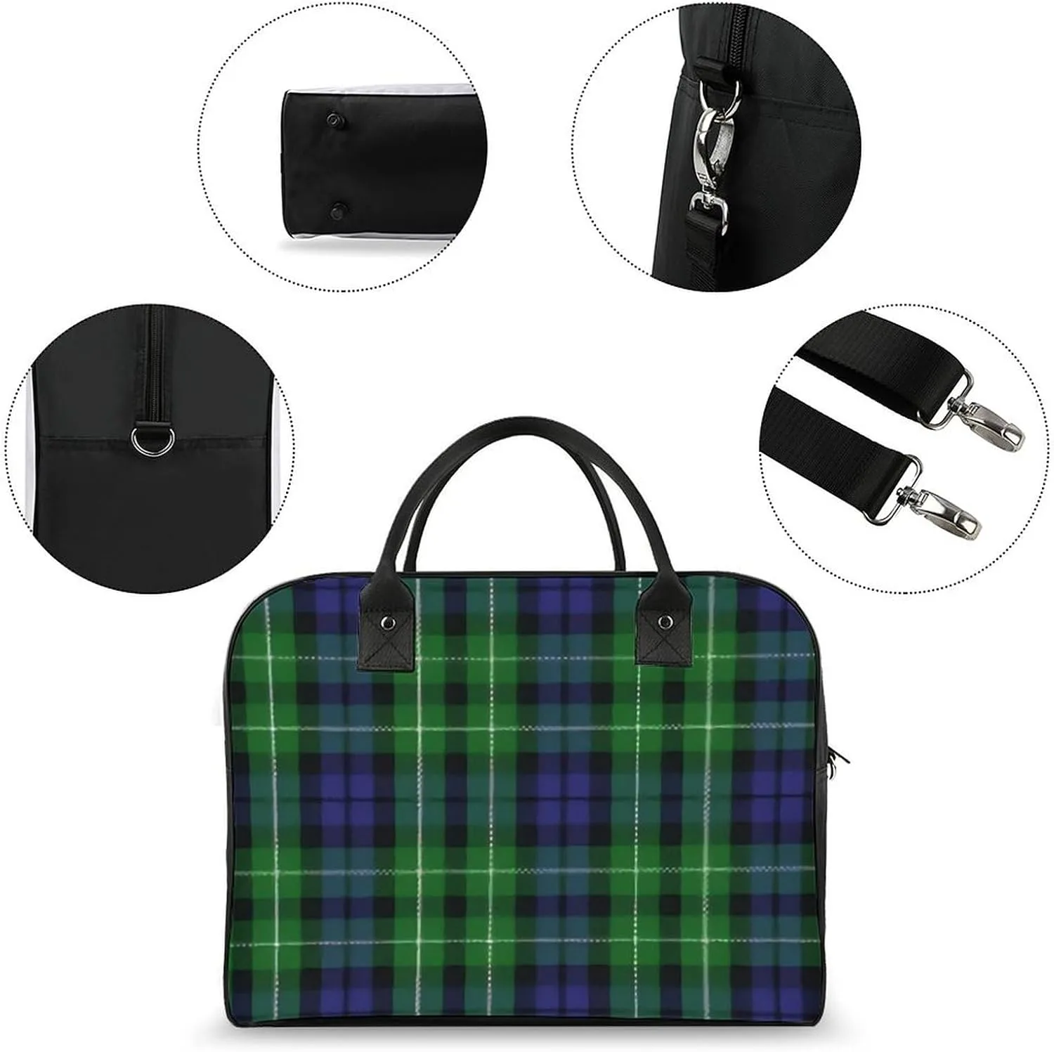 Clan MacArthur Arthur Fashionable Large Capacity Travel Handbag Unisex