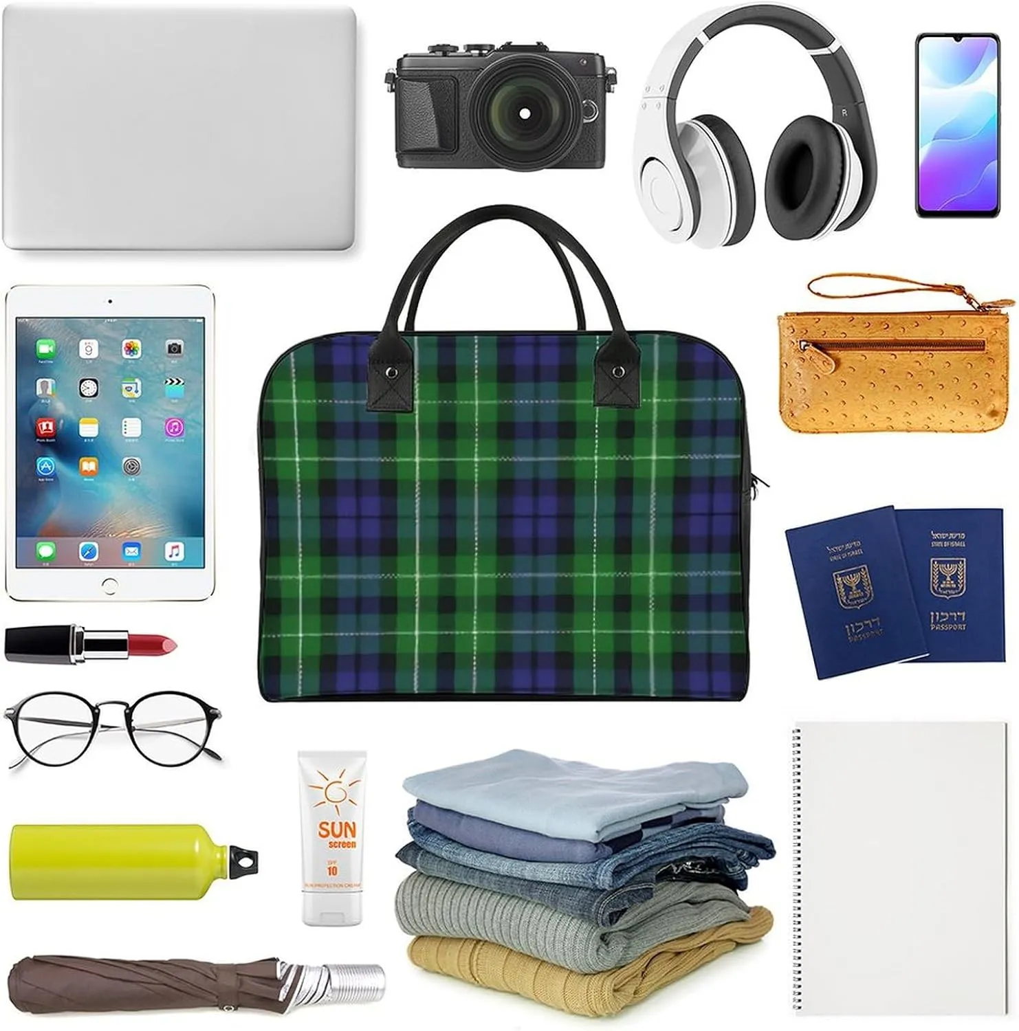 Clan MacArthur Arthur Fashionable Large Capacity Travel Handbag Unisex