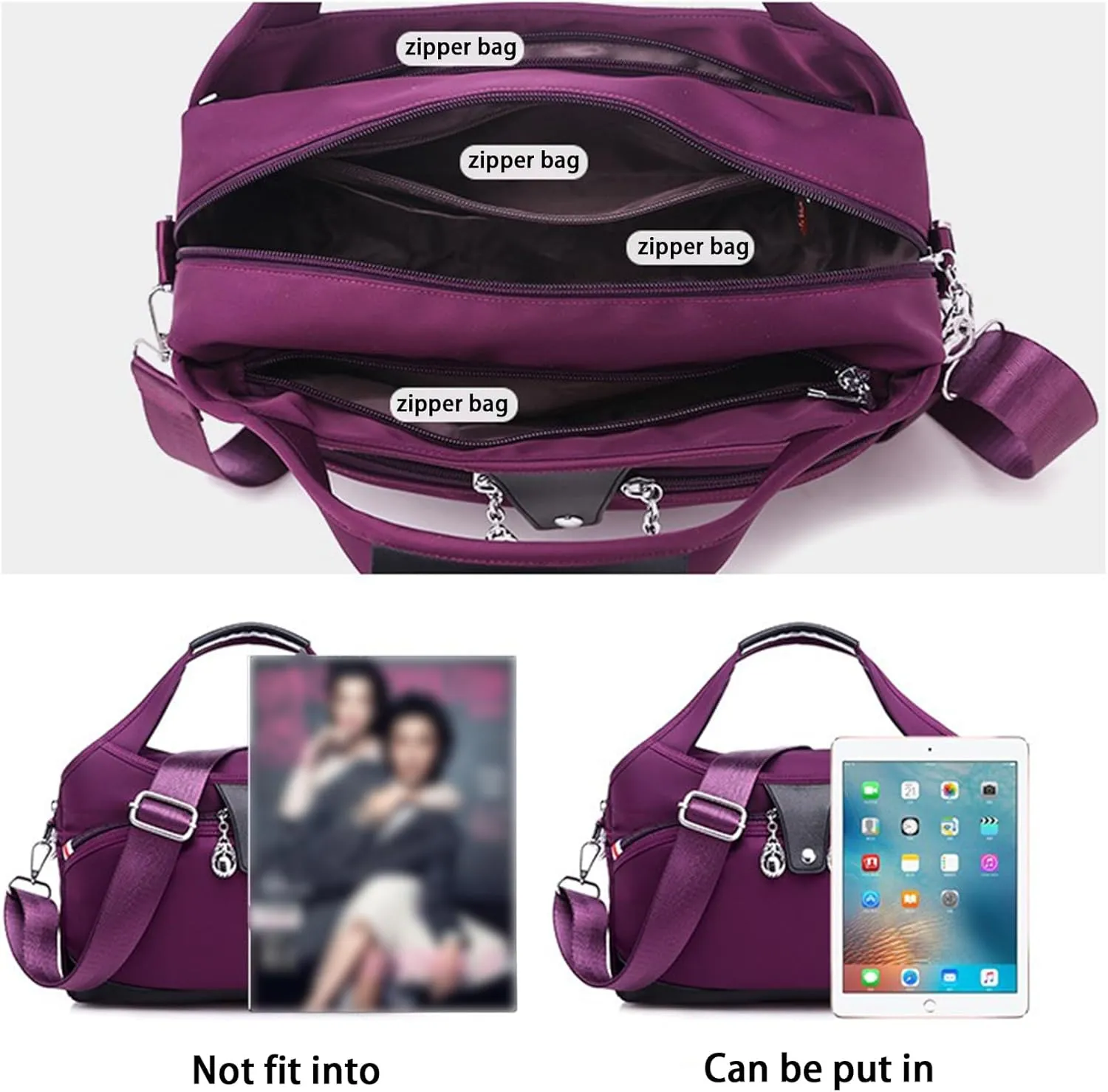 Classic Soft and Lightweight Under Seat Duffel Bag, 2025 New Lightweight Crossbody Travel Bags for Men and Women