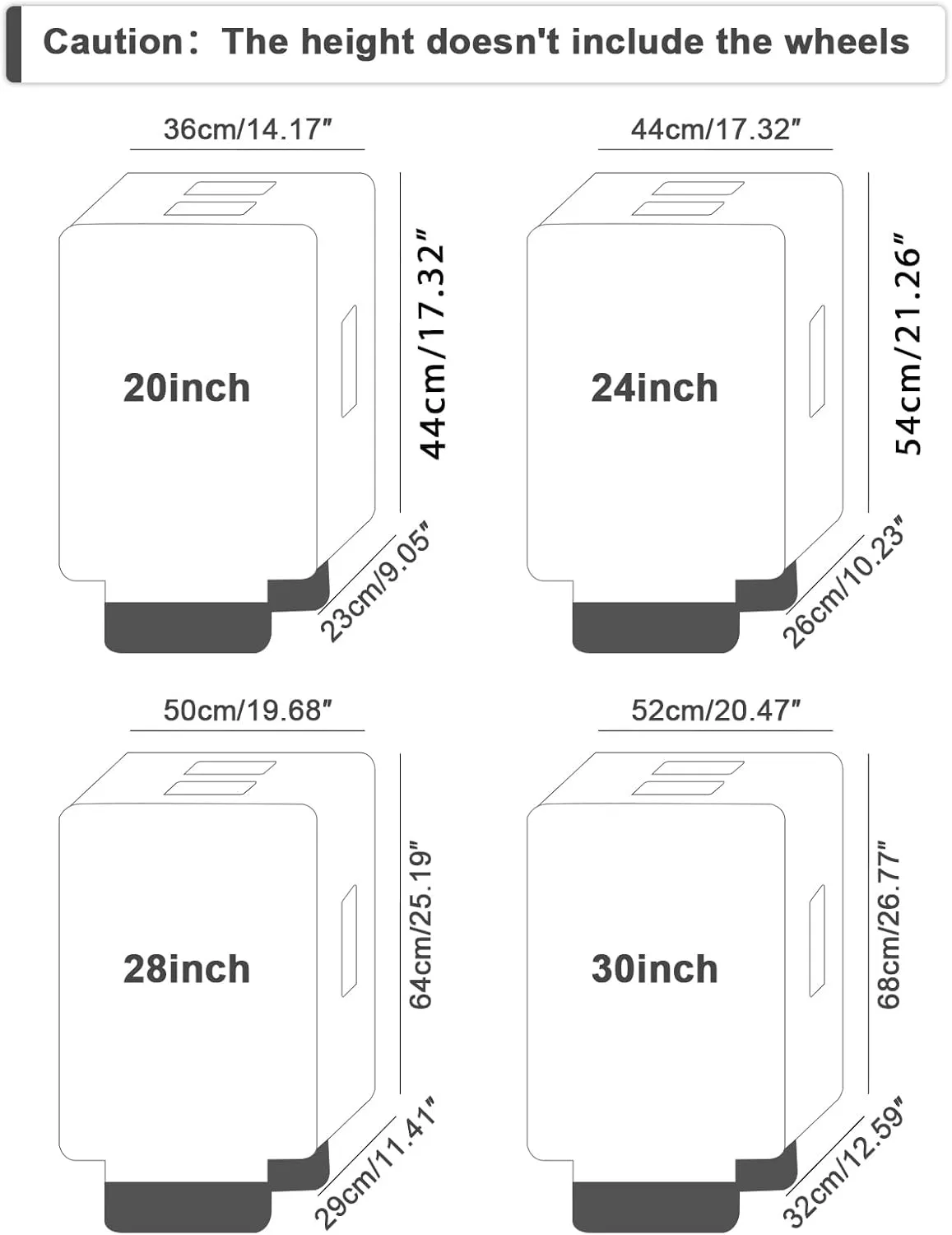 Clear Luggage Cover for 28 inch Suitcase Tsa Approved Thicken PVC Plastic Suitcase Protector Cover for Baggage Travel Waterproof.