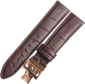 Compatible with Vacheron Constantin VC Calf-Leather Band Cow Leather Strap Watch Band(4,20mm)