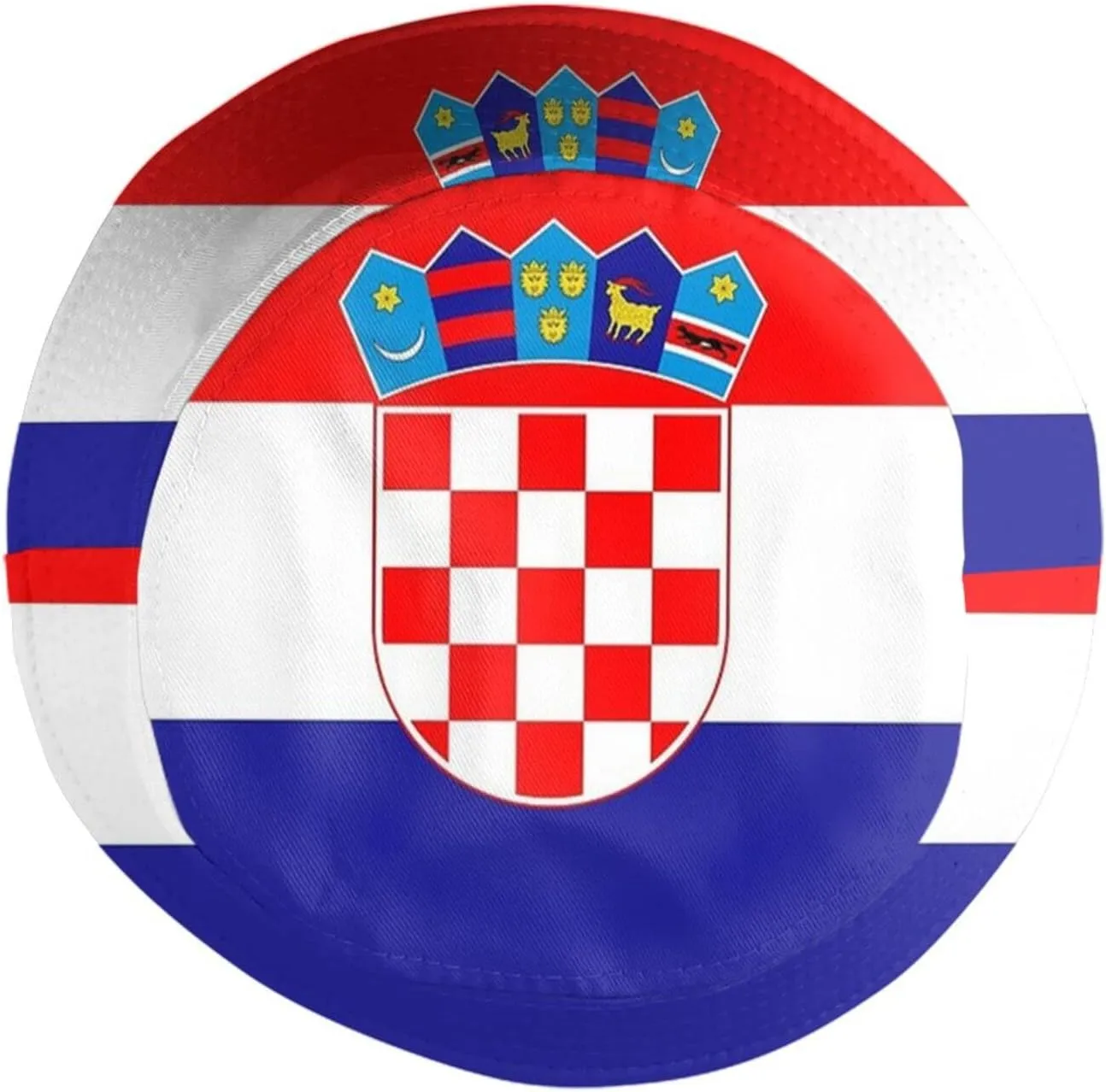 Croatia Flag Bucket Hats Fashion Sun Cap Packable Outdoor Croatian Fisherman Hat for Women and Men