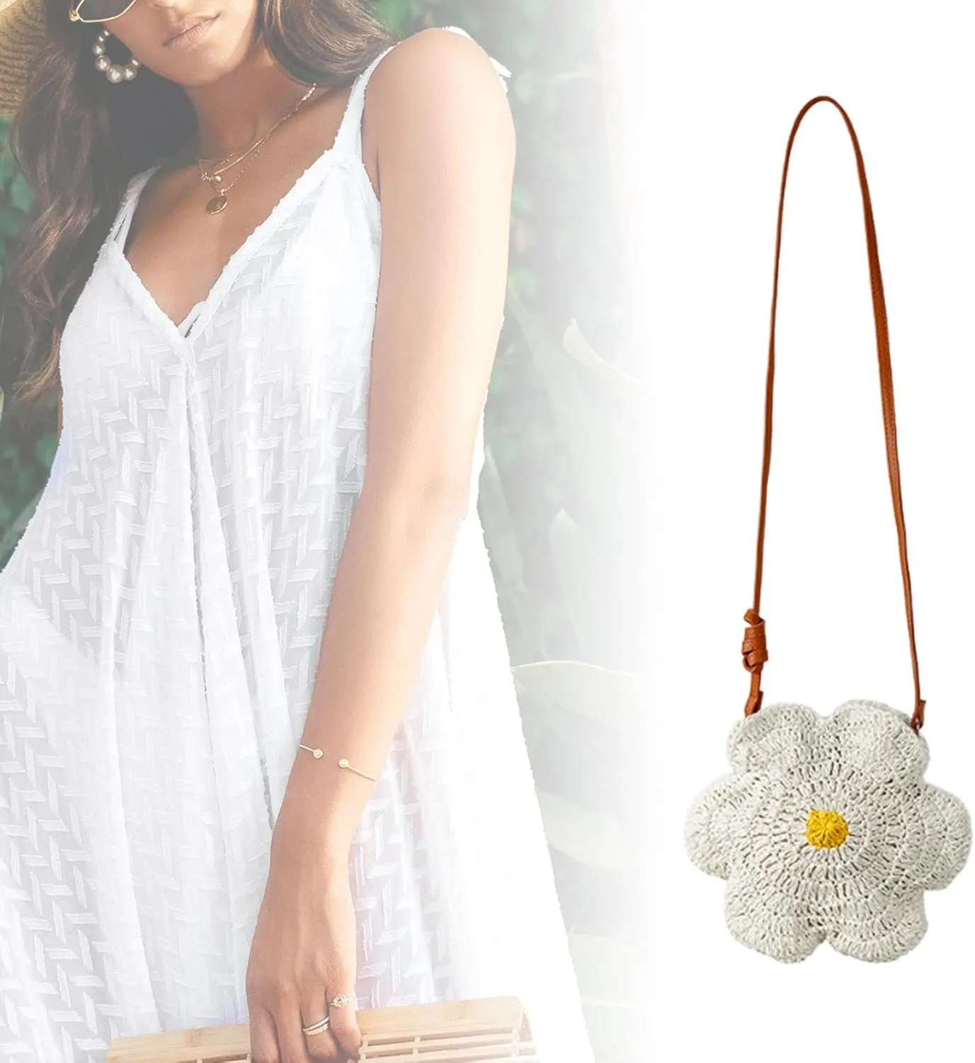 Crossbody Bag for Women Fashion Handmade Boho for Traveling Summer Holiday Party